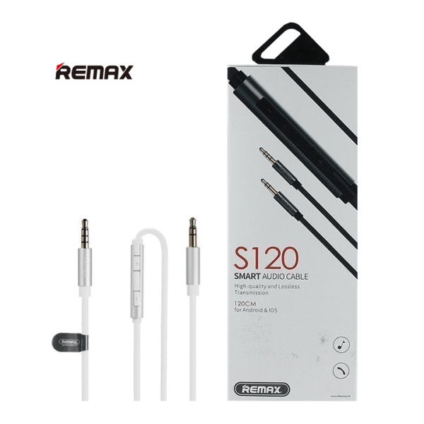 Remax S120 Smart Audio Cable - کابل Aux میکروفون دار