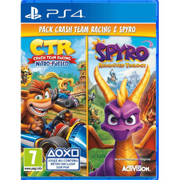 Crash Team Racing + Spyro Game Bundle PS4