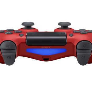 sony dualshock 4 red wireless controller