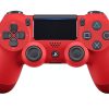 sony dualshock 4 red wireless controller
